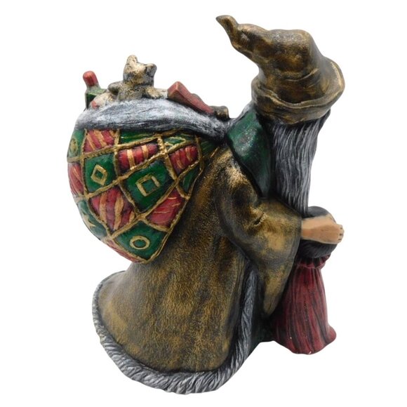 Vintage Old World Santa Claus Ceramic Figurine Father Christmas 10" - Picture 4 of 6